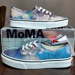Vans MoMA Authentic Claude Monet Women Size 5, Men Size 3.5